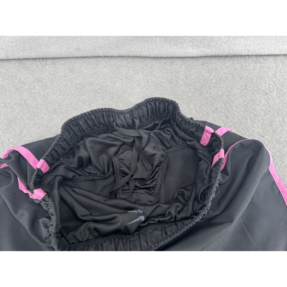 Nike Tempo Running Shorts Womens Size XS Dri-FIT Pink Black Brief-Lined Active - Picture 8 of 13